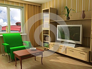 Modern living or sitting room