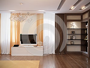 Modern livingroom interior design