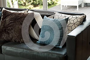 Modern livingroom with sofa