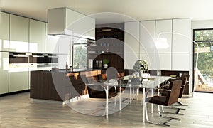 Modern Lofted Kitchen