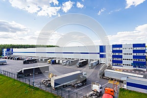 Modern logistics center