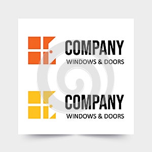 Modern logo for door and window companies