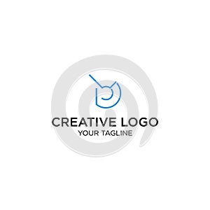 MODERN LOGO LETTER MONOGRAM CD