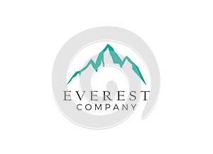 Modern logo of mountain inspiration. Mountain logo design template. Adventure Logo