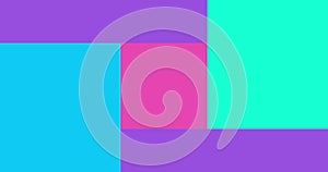 Modern loop Animated Geometric pattern or background. 4K resolution geometric motion design in bright colors. Abstract