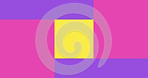 Modern loop Animated Geometric pattern or background. 4K resolution geometric motion design in bright colors. Abstract