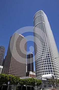 Modern Los Angeles Downtown Buildings Cityscape