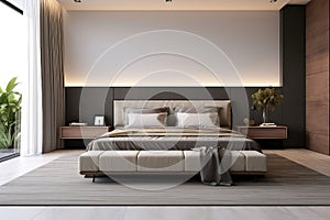 Modern And Luxurious Master Bedroom With Stylish Decor