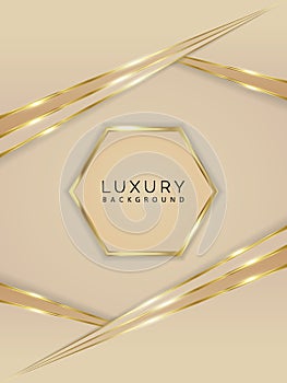 Modern luxury abstract background golden strips