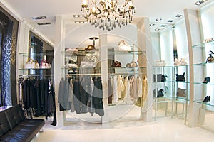 Modern luxury boutique interior