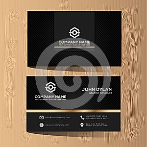 Modern and luxury business card template Premium
