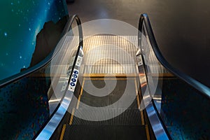 Modern luxury escalators