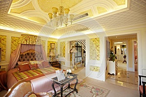 Modern luxury home bedroom