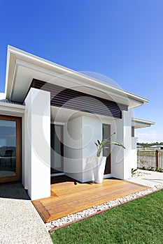 A modern and luxury house exterior design