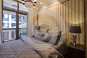 Modern luxury interior home design bedroom decoration