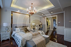 Modern luxury interior home design bedroom villa