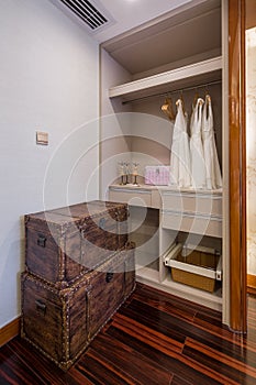 Modern luxury interior home design cloakroom photo