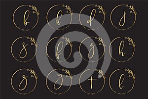 modern luxury and lettering logo design Bundles
