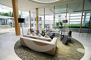 Modern luxury resort interior