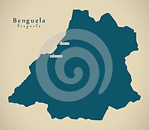 Modern Map - Benguela AO photo