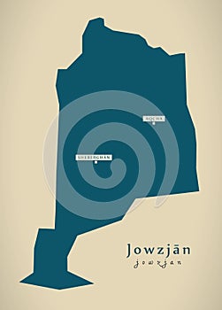 Modern Map - Jowzjan AF
