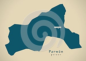 Modern Map - Parwan AF