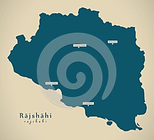 Modern Map - Rajshahi BD photo