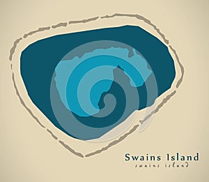 Modern Map - Swains Island AS