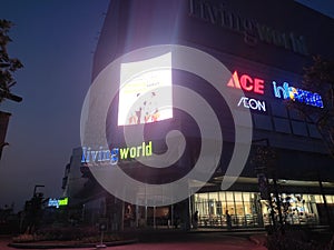 Modern market from the progress of the times