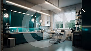 Modern medical consultation room, great design for any purposes. Medicine technology. Health care. Medical technology.