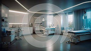 Modern medical consultation room, great design for any purposes. Medicine technology. Health care. Medical technology.