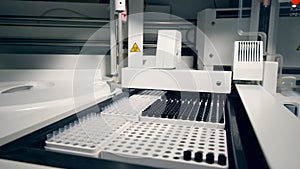 Modern medical device works in modern laboratory.