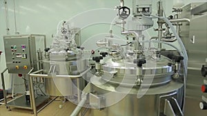 Modern medical laboratory. Chemical equipment in the laboratory. Great modern equipment in the chemical laboratory