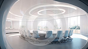 Modern meeting room, Conference area in modern office building