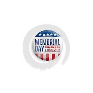 Modern Memorial Day United States Celebration Flag Background