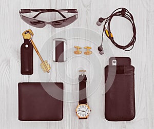 Modern men's accessories