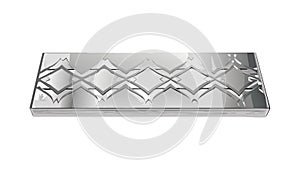 Modern Metal Grid Pattern with Geometric Texture, vector design Generative AI