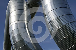 Modern metallic ventilation ducts