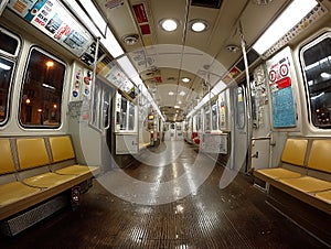 A modern metro interior showcasing urban design