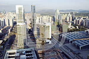 Modern metropolis cityscape