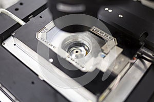 Modern microscope microbiology laboratory