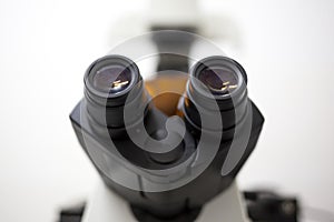 Modern microscope microbiology laboratory