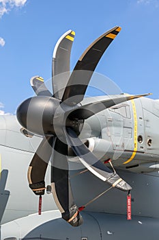 Aircraft propellor blades photo