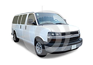 Modern mini bus vehicle