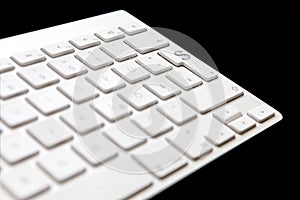 Modern minimal style computer keyboard. How to make money with your computer