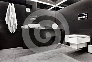 Modern minimalism style bathroom photo