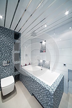 Modern minimalism style bathroom interior