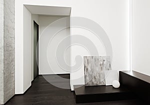 Modern minimalism style hall interior photo