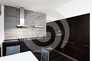 Modern minimalism style kitchen interior