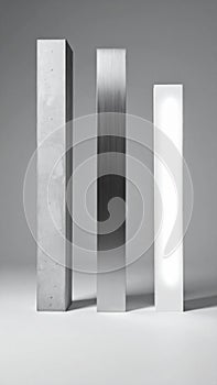 Modern Minimalist Abstract Monolith Structures